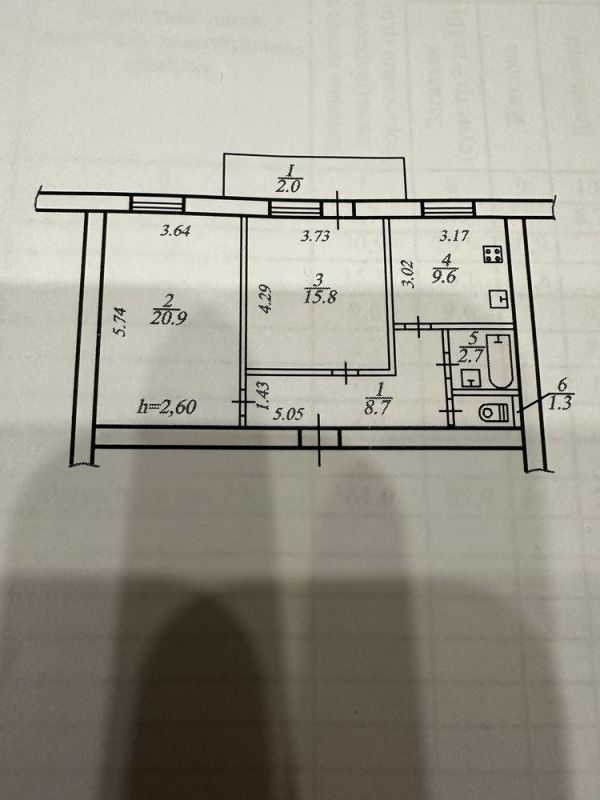 Продам 2х кімнатну квартиру 61 м² в центрі міста біля парку Шевченка, ул Ивана Акинфеева 11 (Фучика)