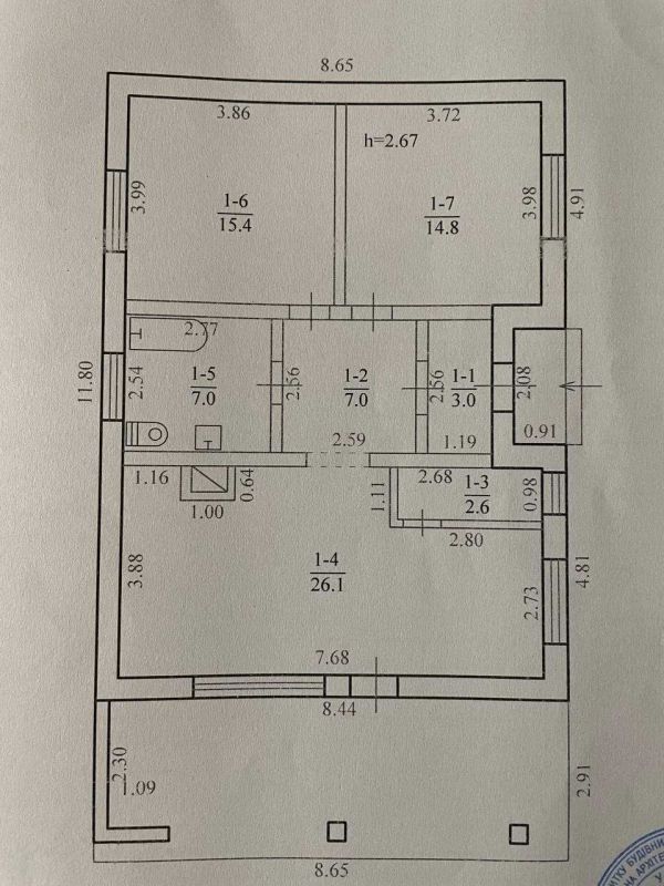 Продам 3к будинок 80 м² з ділянкою на 6 соток у Підгородне