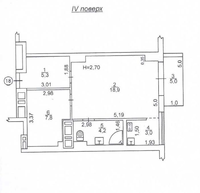 Продам 2к квартиру 42 м² ЖК БАКУ поруч з парком Глоба