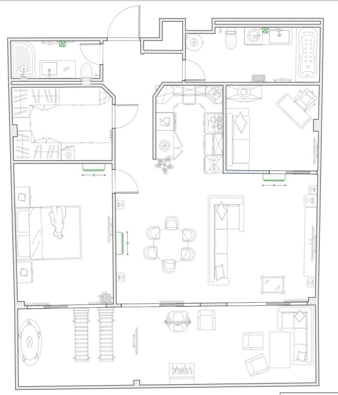 Продам 3х кімнатну квартиру з терасою у Амфітеатрі 119.50 м  ЖК Бартоломео ЖК Bartolomeo Resort Town