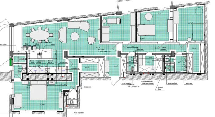 Продам елітну квартиру 204.5 м² з терасою в ЖК "Park Residence" біля парку Шевченко