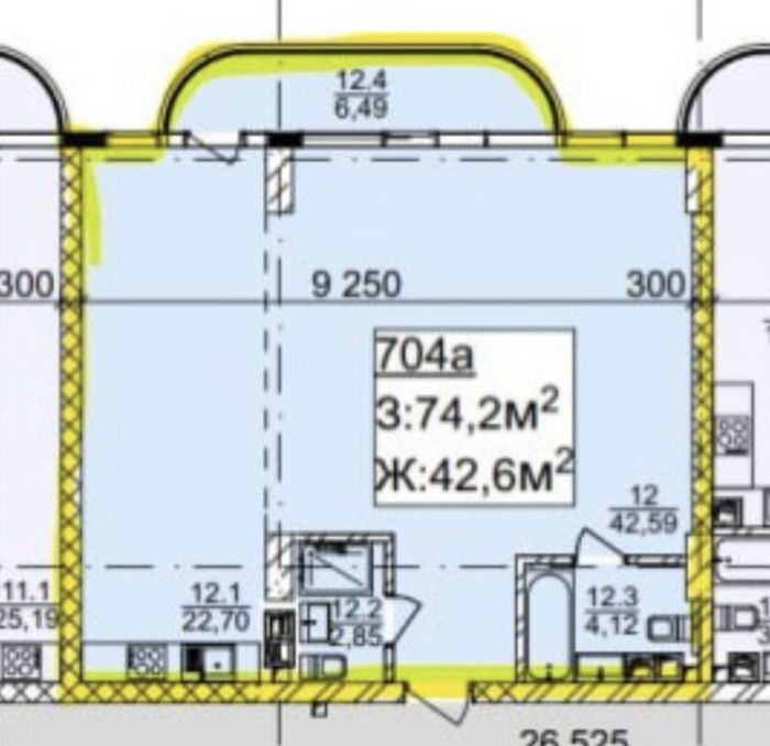 Продам 2 кімнатну квартиру 75 м ЖК Neboshill NEBOS'HILL ЖК Небосхил Вернадського вул. 35 Н