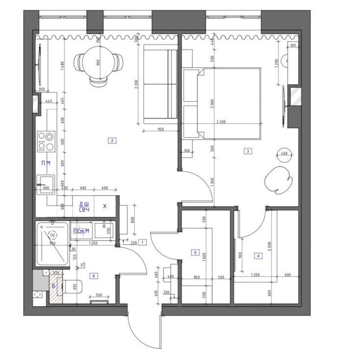 Продам 2 кімнатну квартиру 55 м²  ЖК Троїцький