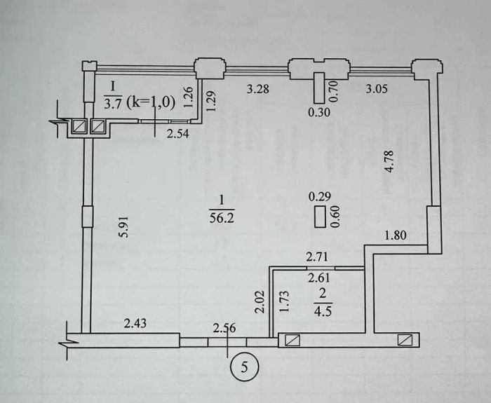 Продам 3к квартиру  64.40 м² в центрі міста Дніпра, ЖК Женева. ЖК Geneve