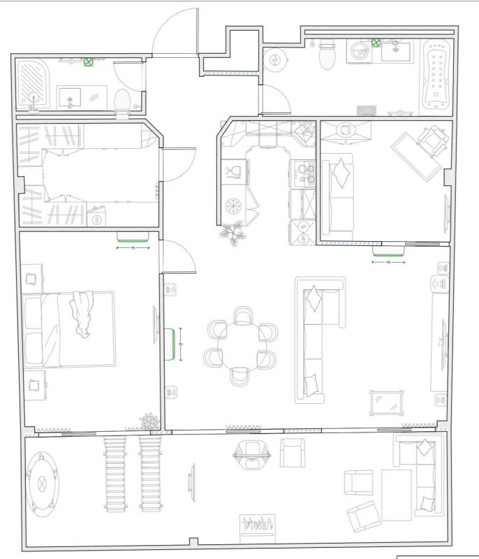 Продам 3к квартиру 119.50 м² с терасою ЖК Бартоломео Bartolomeo Resort Town