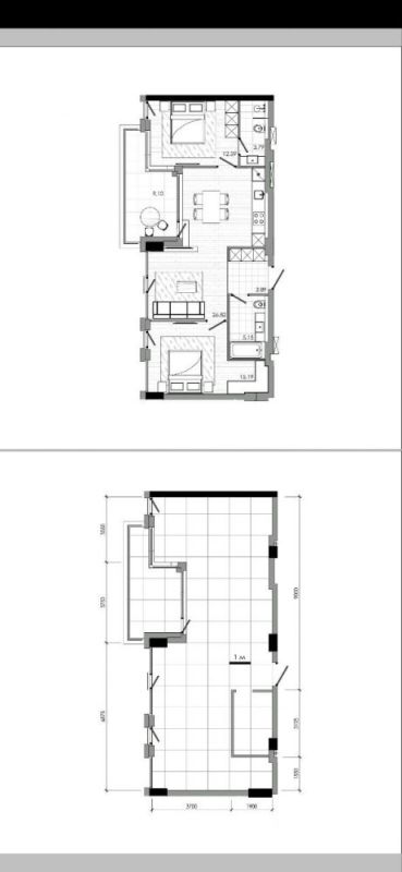 Продається 3к квартира з терасою 72 м²  в ЖК Mozart