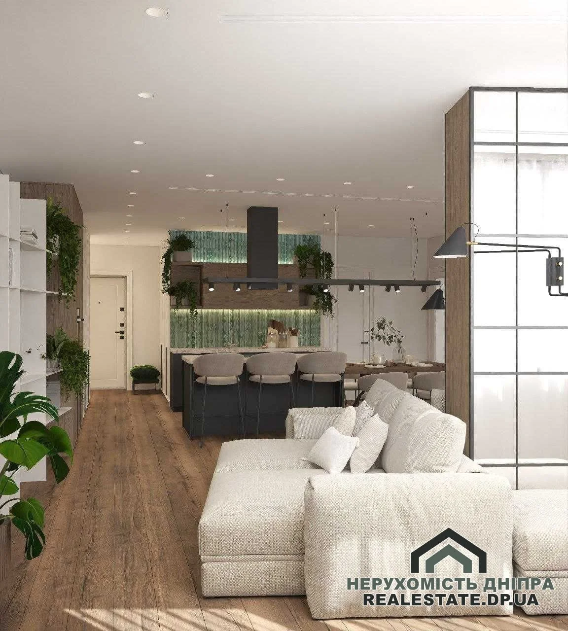 Продам 3к квартиру 124 м² с шикарной локацией ЖК "Port City" на набережной р. Днепр возле парка Шевченко и Монастырского острова · 2