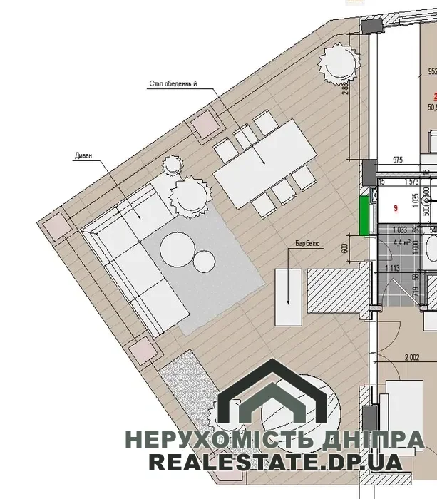 Продам елітну квартиру 204.5 м² з терасою в ЖК "Park Residence" біля парку Шевченко · 4