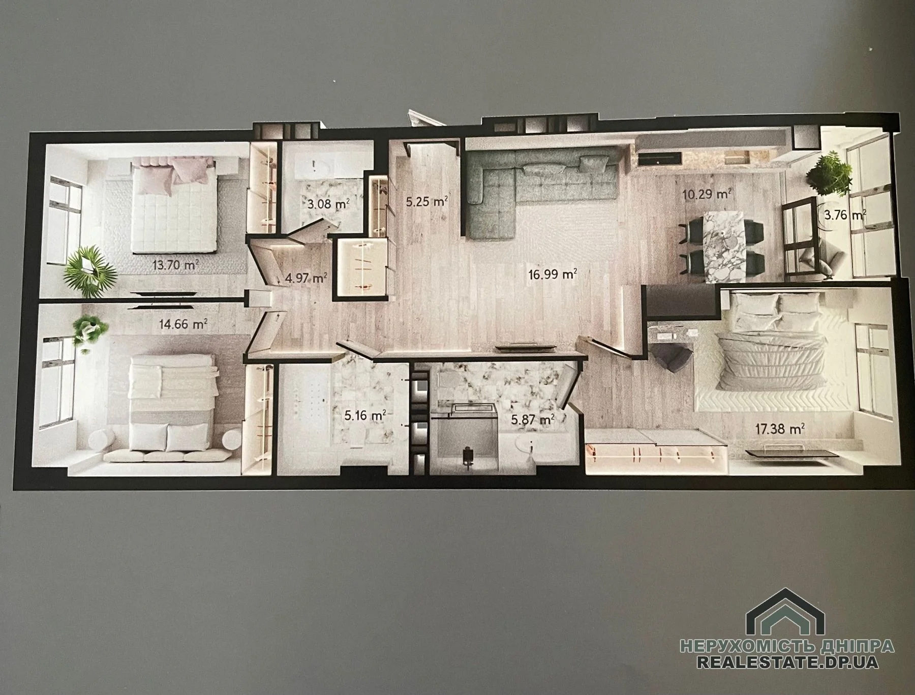 Продам 4к квартиру 103.97 м² ЖК Geneve Центр Костомарівська вул. 1 а корп. 7 · 3