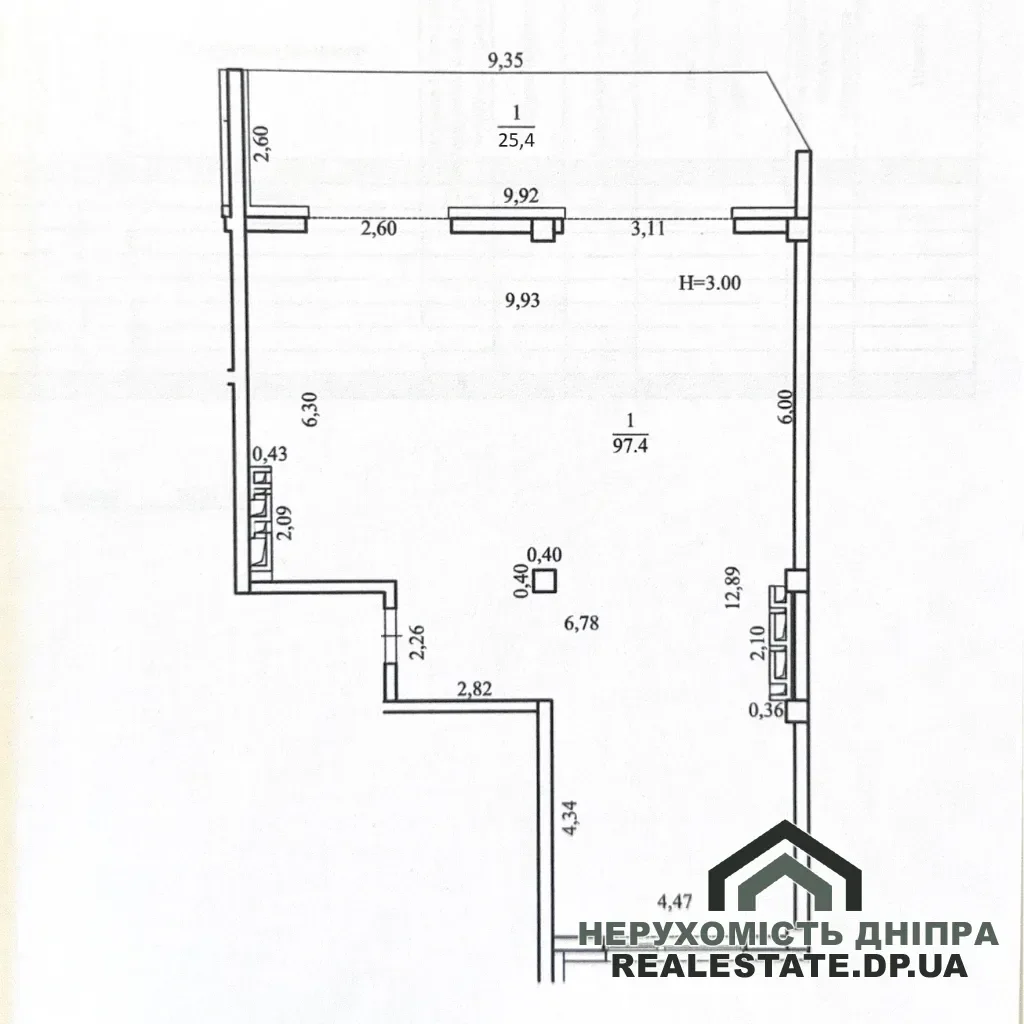 Продам 3к квартиру 122.8 м² ЖК Рибінський Comfort Підстанція пр. Науки 112 · 4