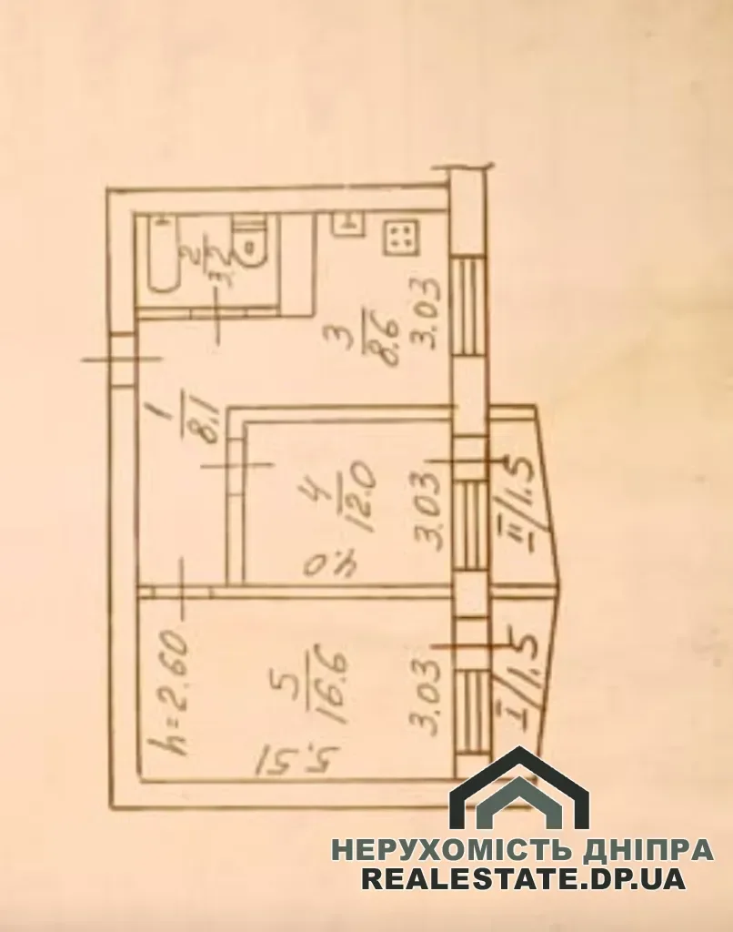 Продам 2к квартиру 51.5 м² Парус Парусний пров. 9 · 1