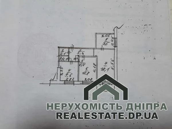 Продам 3к квартиру 60 м² ж/м Красный Камень 14 Покровский · 2