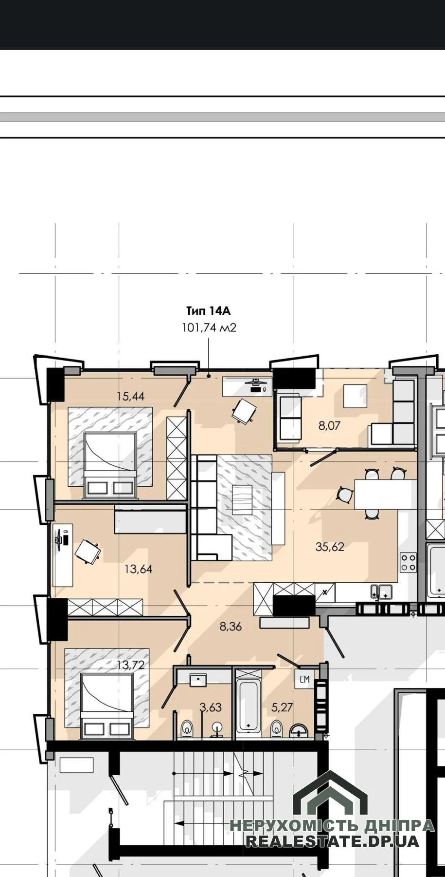 Продам квартиру 43 м² ЖК Маршал ЖК MARSHALL · 3