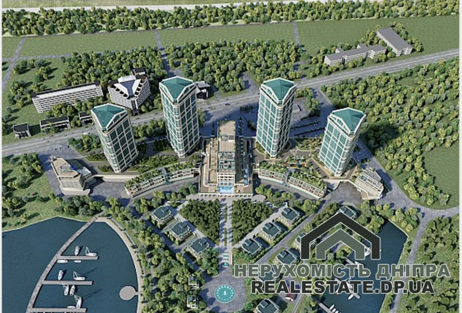 Продам 1 кімнатну квартиру 51 м з видом на річку ЖК БАРТОЛОМЕО Sky Tower